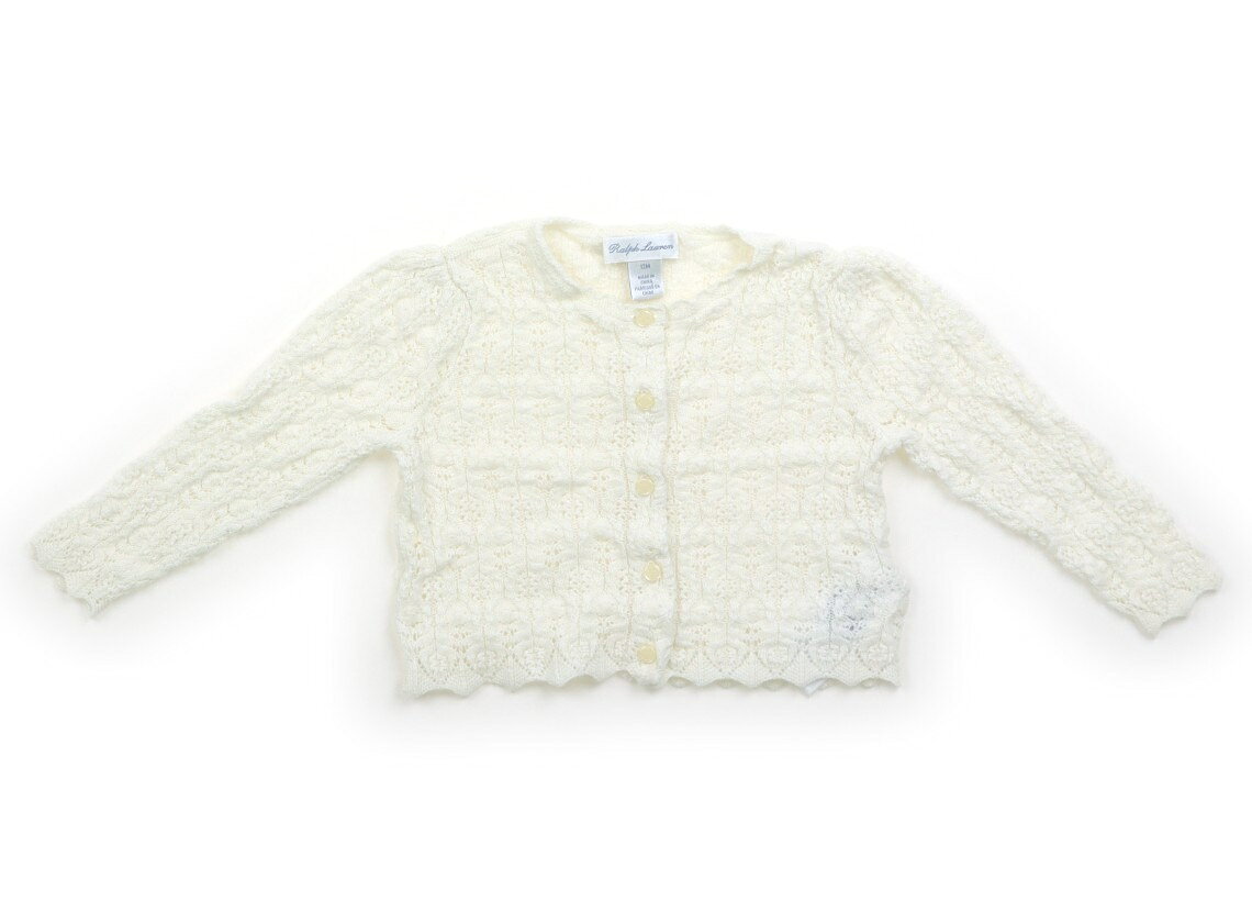 ラルフローレン Ralph Lauren カーディガン 80 女の子 クリーム色 子供服 ベビー服...