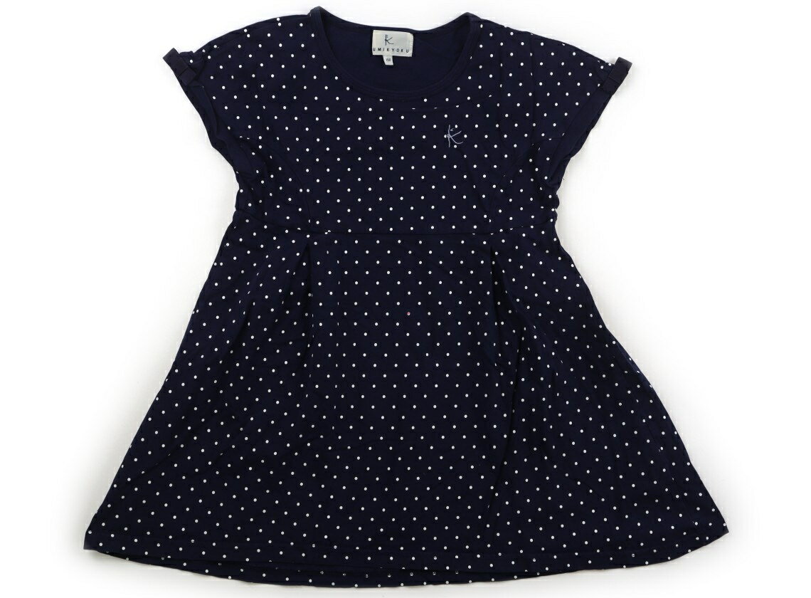 組曲 Kumikyoku ワンピース 150 女の子 ネイビー・ホワイトドット 子供服 ベビー服 キッズ アウトレット ユーズド 【中古】キッズ・ベビー・マタニティ