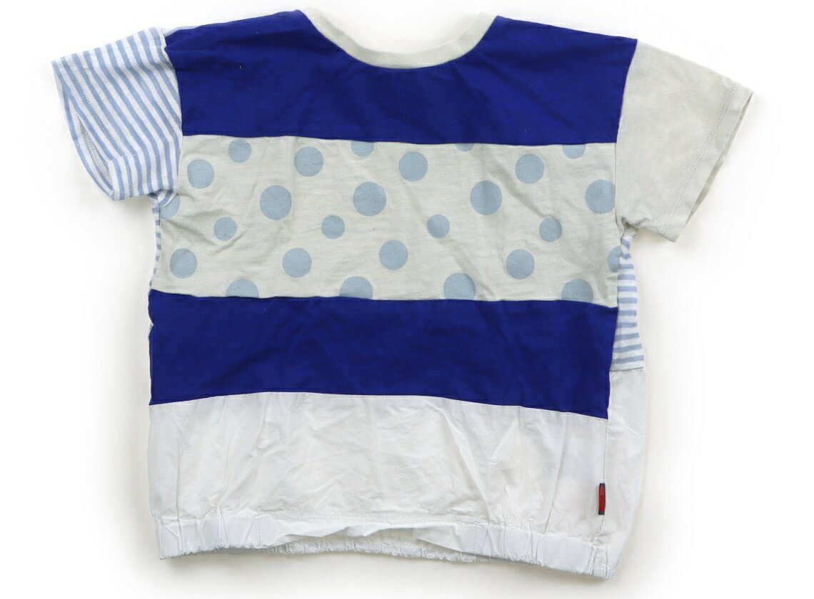 Rakuten - ズッパディズッカ Zuppa di Zucca Tシャツ・カットソー 110 女の子 ブルー・杢ホワイト・ダスティブルードット 子供服 ベビー服 キッズ アウトレット ユーズド 【中古】キッズ・ベビー・マタニティ