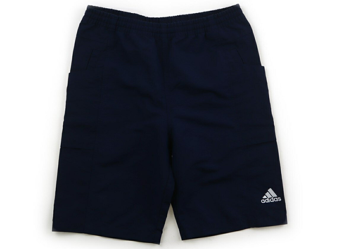 アディダス Adidas ハーフパンツ 140 男の子 ネイビー 子供服 ベビー服 キッズ アウトレット ユーズド 【中古】キッズ ベビー マタニティ