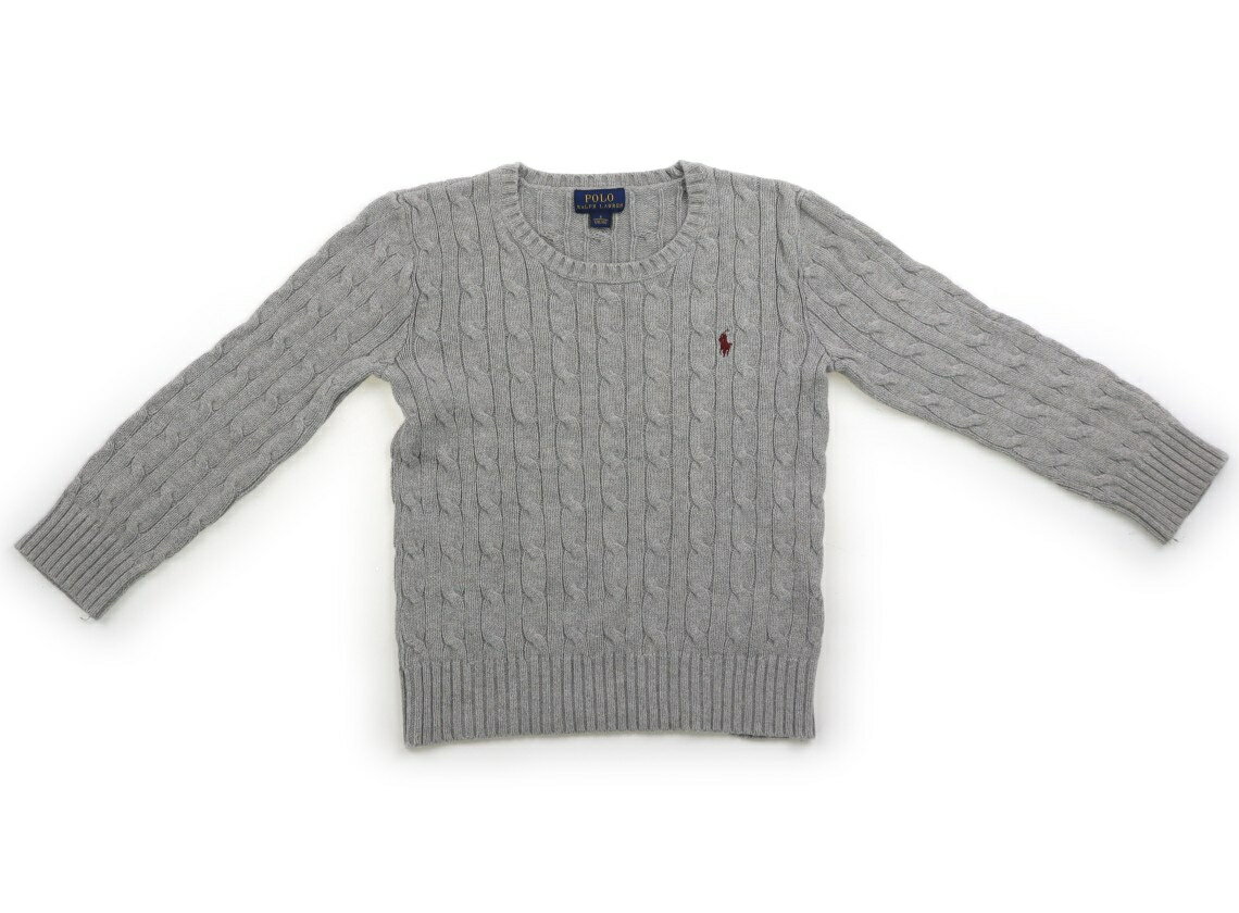 ポロラルフローレン POLO RALPH LAUREN ニット・セーター 120 男の子 グレー 子供服 ベビー服 キッズ アウトレット ユーズド 【中古】キッズ・ベビー・マタニティ