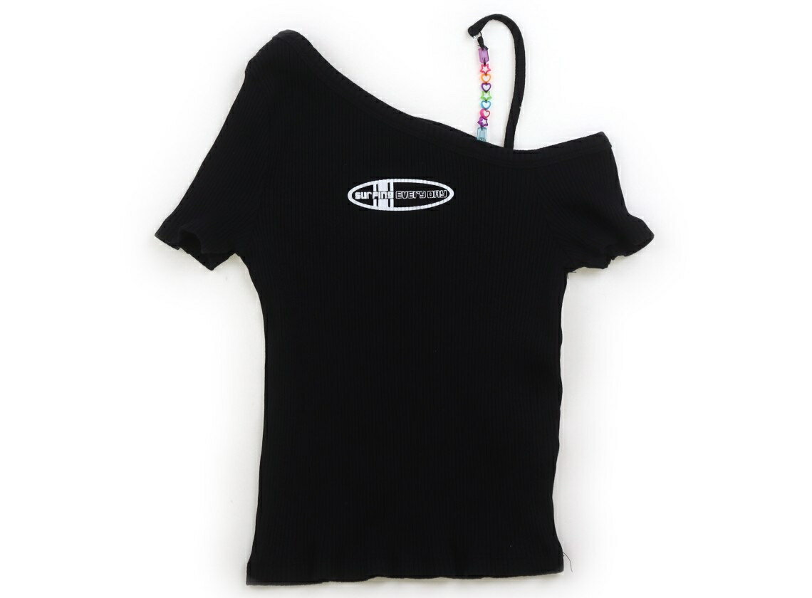 Rakuten - ザラ ZARA Tシャツ・カットソー 140 女の子 黒 子供服 ベビー服 キッズ アウトレット ユーズド 【中古】キッズ・ベビー・マタニティ