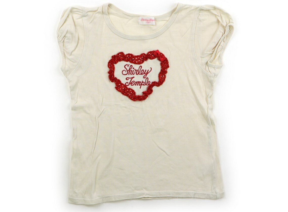 シャーリーテンプル Shirley Temple Tシャツ・カットソー 140 女の子 アイボリー、赤いハート 子供服 ベビー服 キッズ アウトレット ユーズド 【中古】キッズ・ベビー・マタニティ