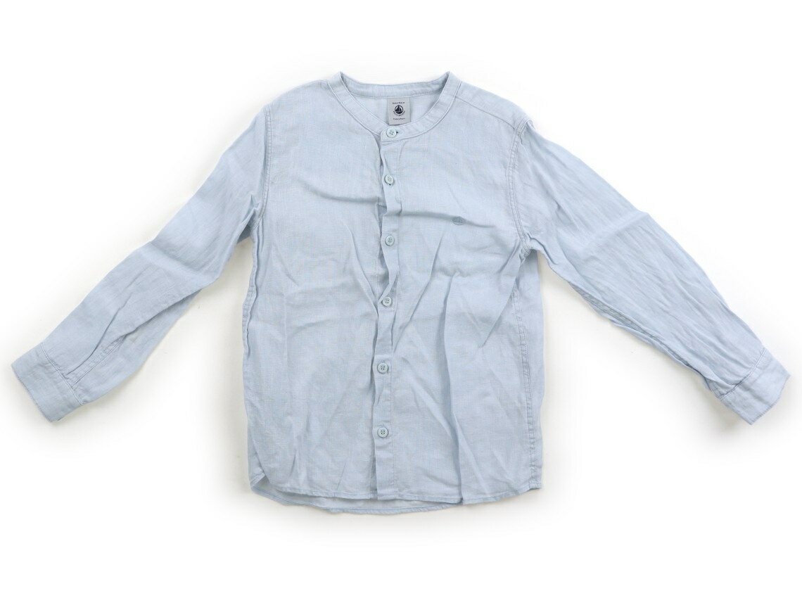 プチバトー PETIT BATEAU シャツ・ブラウス 110 男の子 ライトブルー 子供服 ベビー服 キッズ アウトレット ユーズド 【中古】キッズ・ベビー・マタニティ