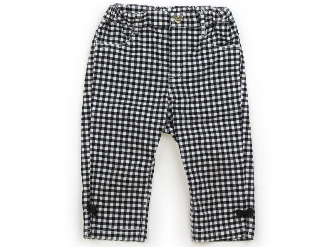 Rakuten - エニィファム anyFAM ハーフパンツ 100 女の子 黒白ギンガム 子供服 ベビー服 キッズ アウトレット ユーズド 【中古】キッズ・ベビー・マタニティ
