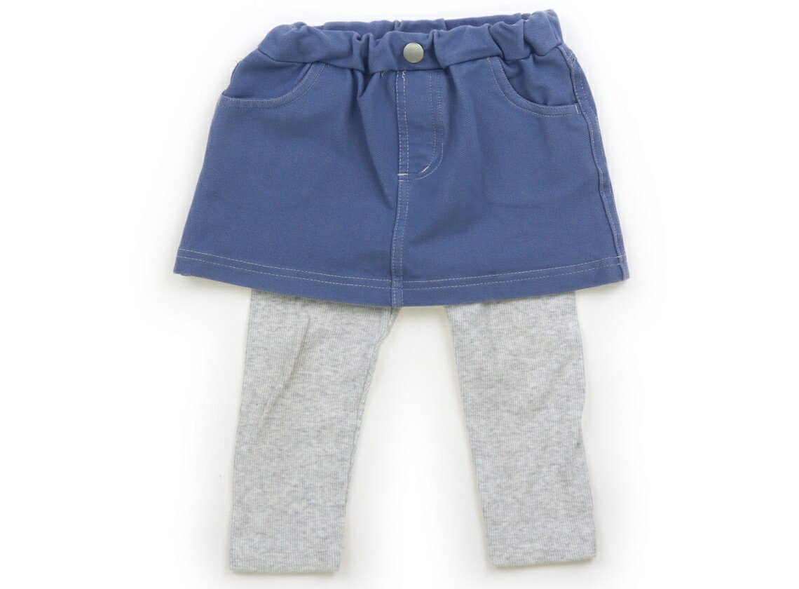 Rakuten - プティマイン petit main スカート 80 女の子 ブルー、ライトグレー 子供服 ベビー服 キッズ アウトレット ユーズド 【中古】キッズ・ベビー・マタニティ