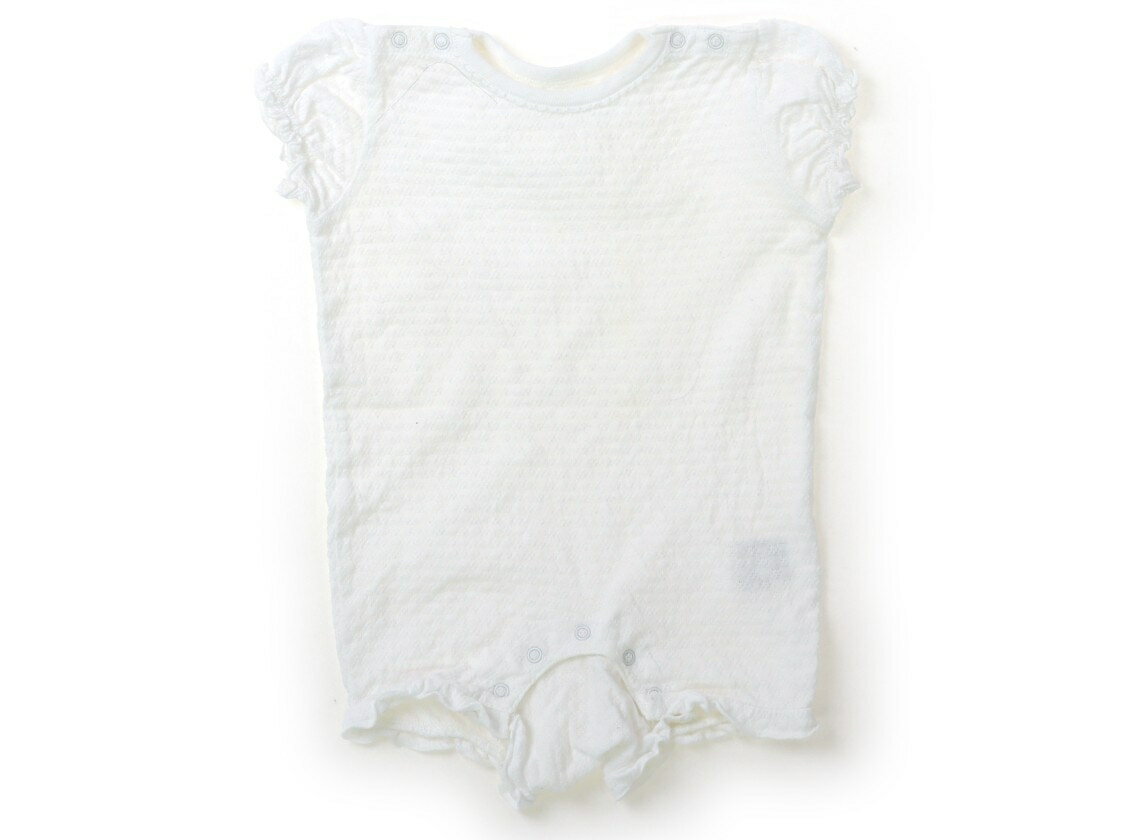 べべ BeBe カバーオール 70 女の子 ホワイト 子供服 ベビー服 キッズ アウトレット ユーズド 【中古】キッズ・ベビー・マタニティ