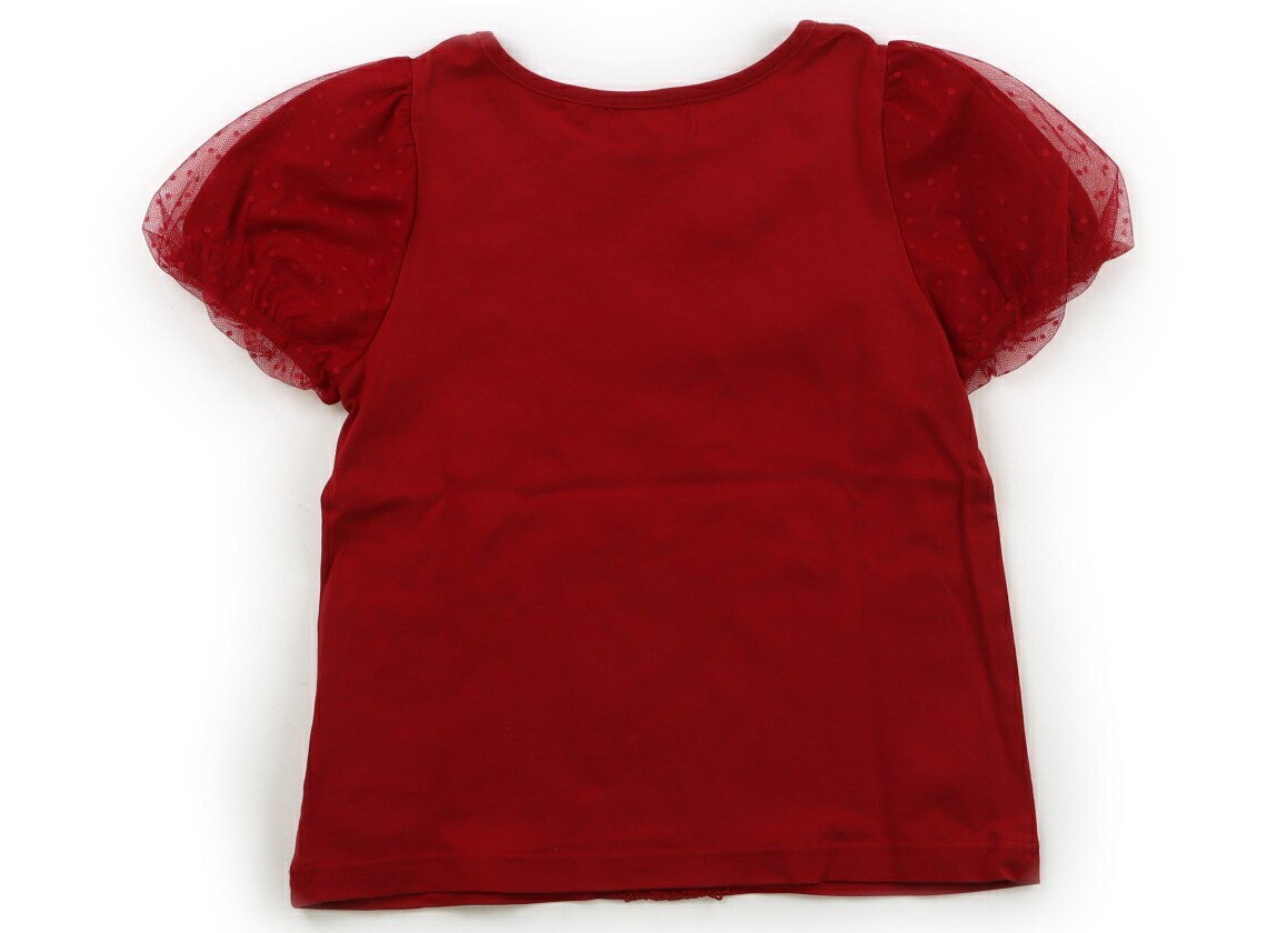 メゾピアノ mezzo piano Tシャツ・カットソー 120 女の子 赤 子供服 ベビー服 キッズ アウトレット ユーズド 【中古】キッズ・ベビー・マタニティ