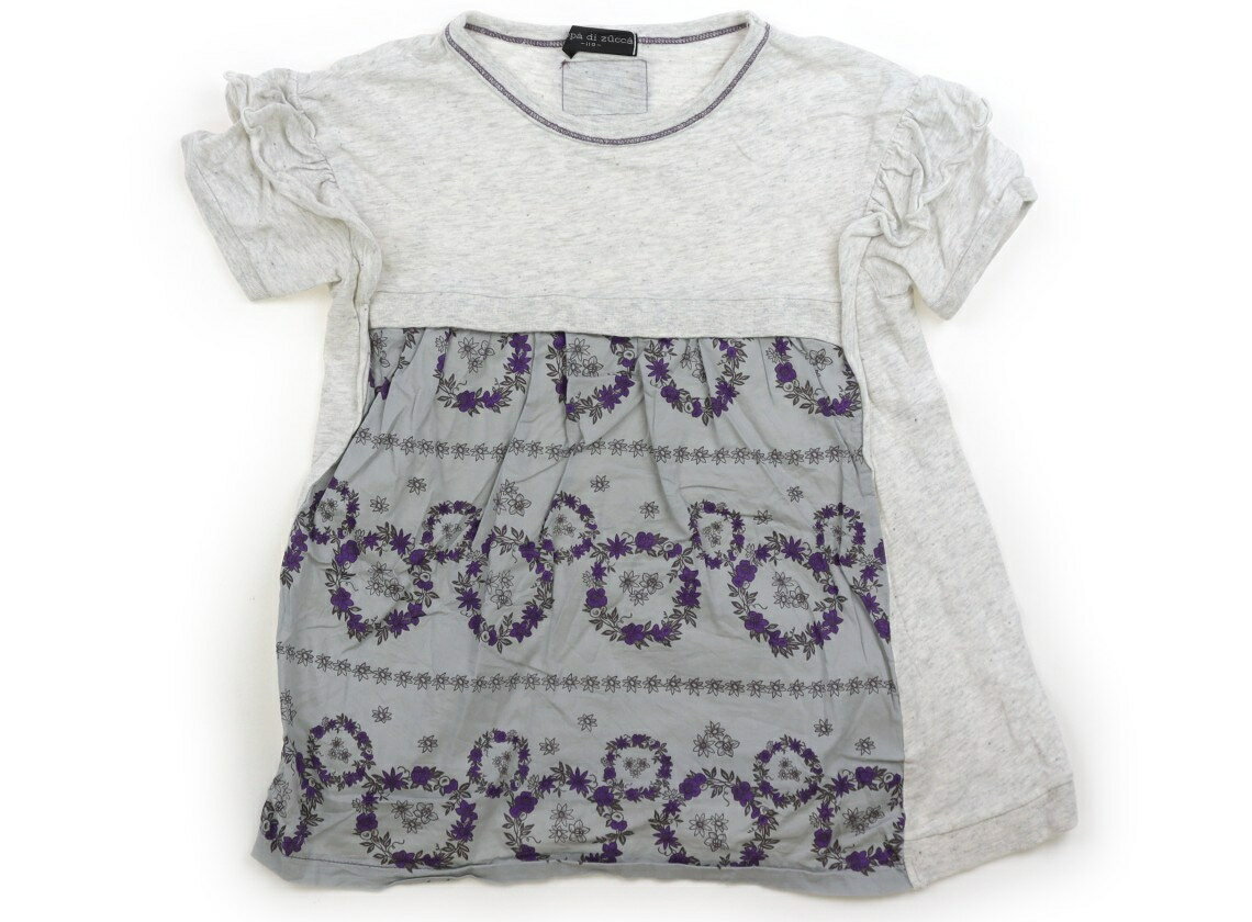 Rakuten - ズッパディズッカ Zuppa di Zucca Tシャツ・カットソー 110 女の子 ライトグレー・お花 子供服 ベビー服 キッズ アウトレット ユーズド 【中古】キッズ・ベビー・マタニティ