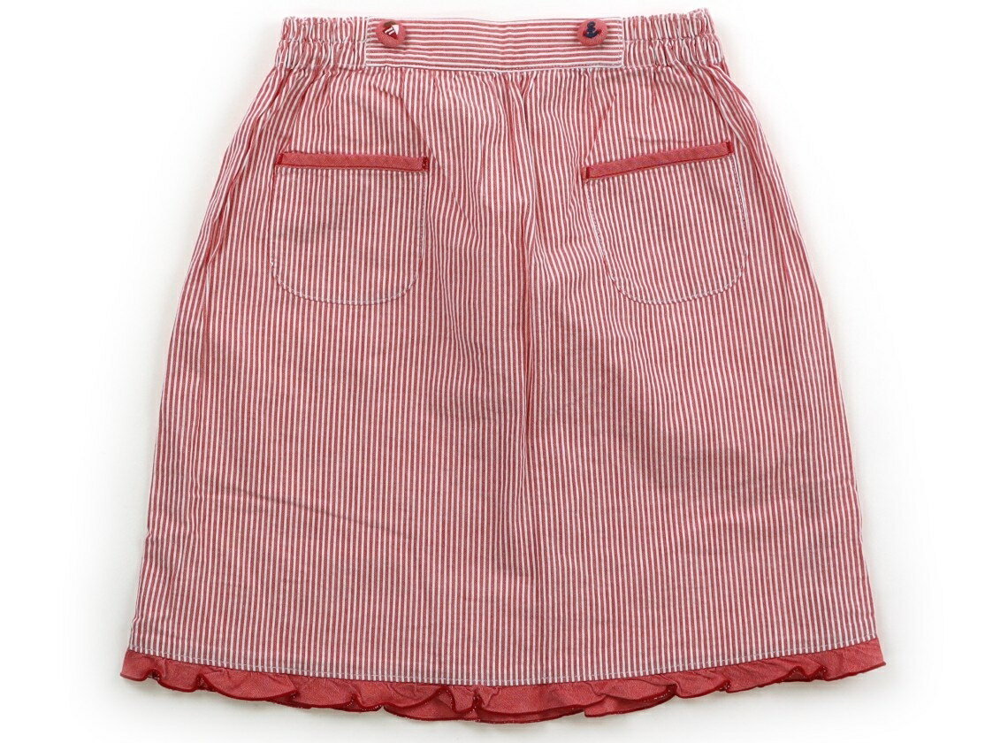 ファミリア familiar スカート 120 女の子 赤白ストライプ 子供服 ベビー服 キッズ アウトレット ユーズド 【中古】キッズ・ベビー・マタニティ