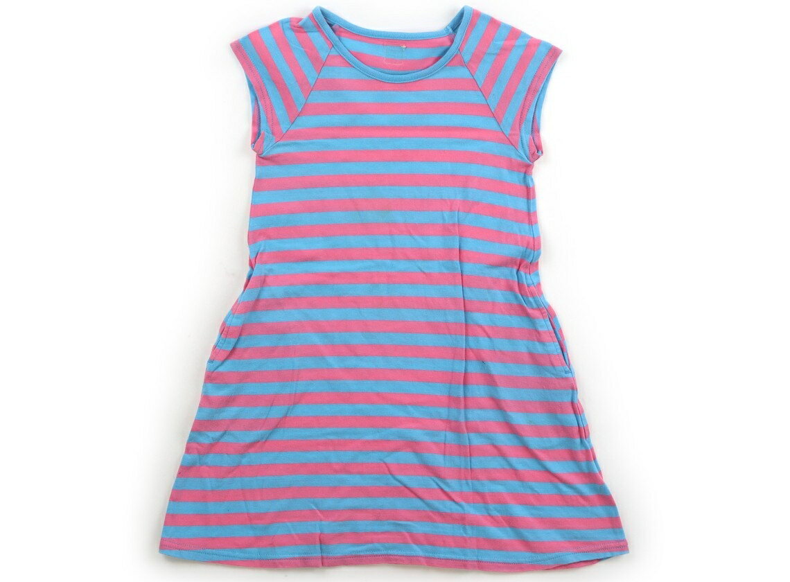 ビームス BEAMS ワンピース 120 女の子 ピンクブルーボーダー 子供服 ベビー服 キッズ アウトレット ユーズド 【中古】キッズ・ベビー・マタニティ