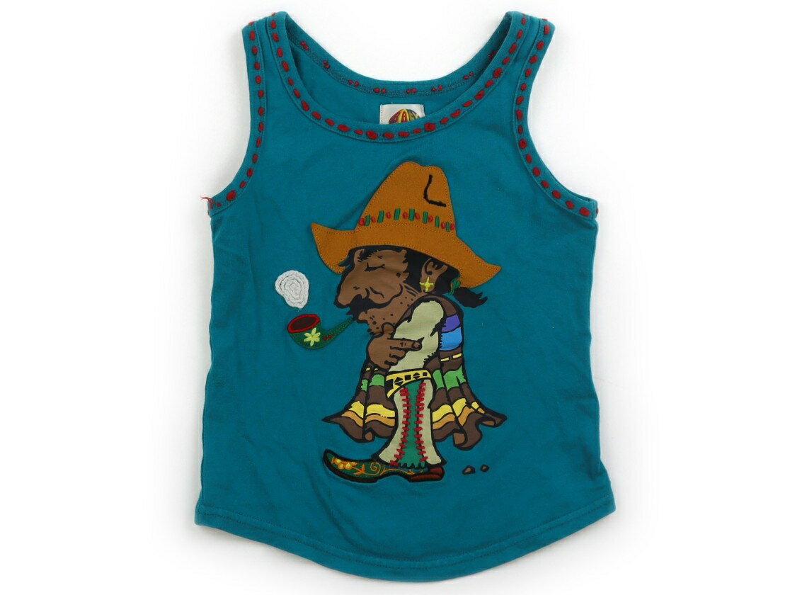 バックアレイ BACK ALLEY タンクトップ・キャミソール 110 男の子 ピーコックグリーン・カウボーイ 子供服 ベビー服 キッズ アウトレット ユーズド 【中古】キッズ・ベビー・マタニティ