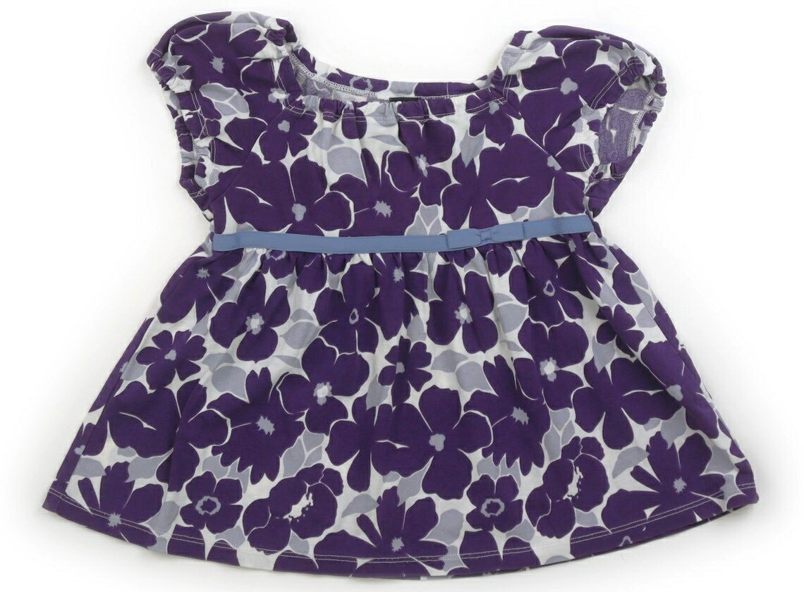 べべ BeBe チュニック 110 女の子 パープル、花柄 子供服 ベビー服 キッズ アウトレット ユーズド 【中古】キッズ・ベビー・マタニティ