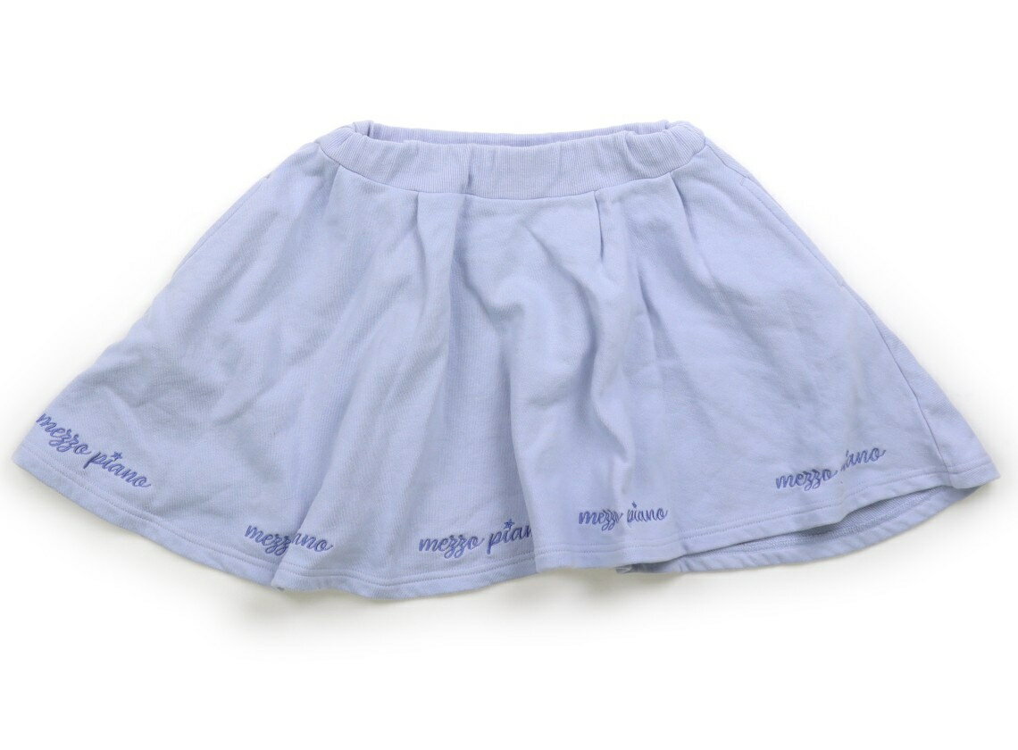 メゾピアノ mezzo piano スカート 130 女の子 ライトブルー 子供服 ベビー服 キッズ アウトレット ユーズド 【中古】キッズ・ベビー・マタニティ