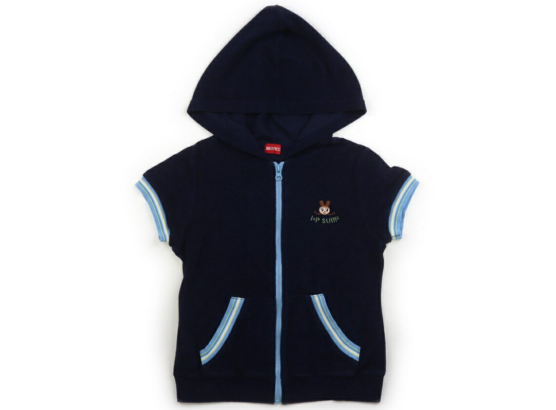 Rakuten - インナープレス INNER-PRESS パーカー 140 女の子 ネイビー 子供服 ベビー服 キッズ アウトレット ユーズド 【中古】キッズ・ベビー・マタニティ