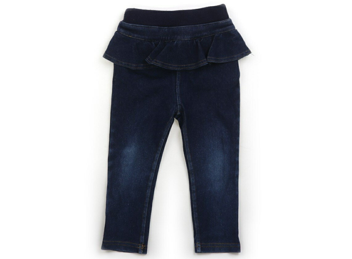 Long-Trousers, Trousers - プティマイン petit main ジーンズ 80 女の子 ブルー 子供服 ベビー服 キッズ アウトレット ユーズド 【中古】キッズ・ベビー・マタニティ