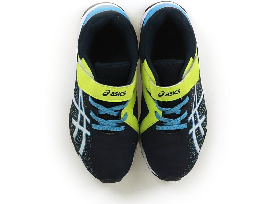アシックス Asics スニーカー 靴20cm〜 男の子 ネイビー、黄色、水色 子供服 ベビー服 キッズ アウトレット ユーズド 【中古】キッズ・ベビー・マタニティ