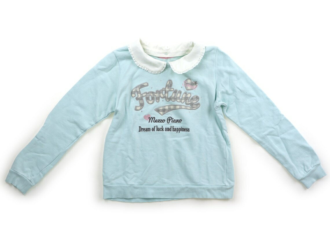 Rakuten - メゾピアノ mezzo piano トレーナー・プルオーバー 160 女の子 水色、白、グレー 子供服 ベビー服 キッズ アウトレット ユーズド 【中古】キッズ・ベビー・マタニティ