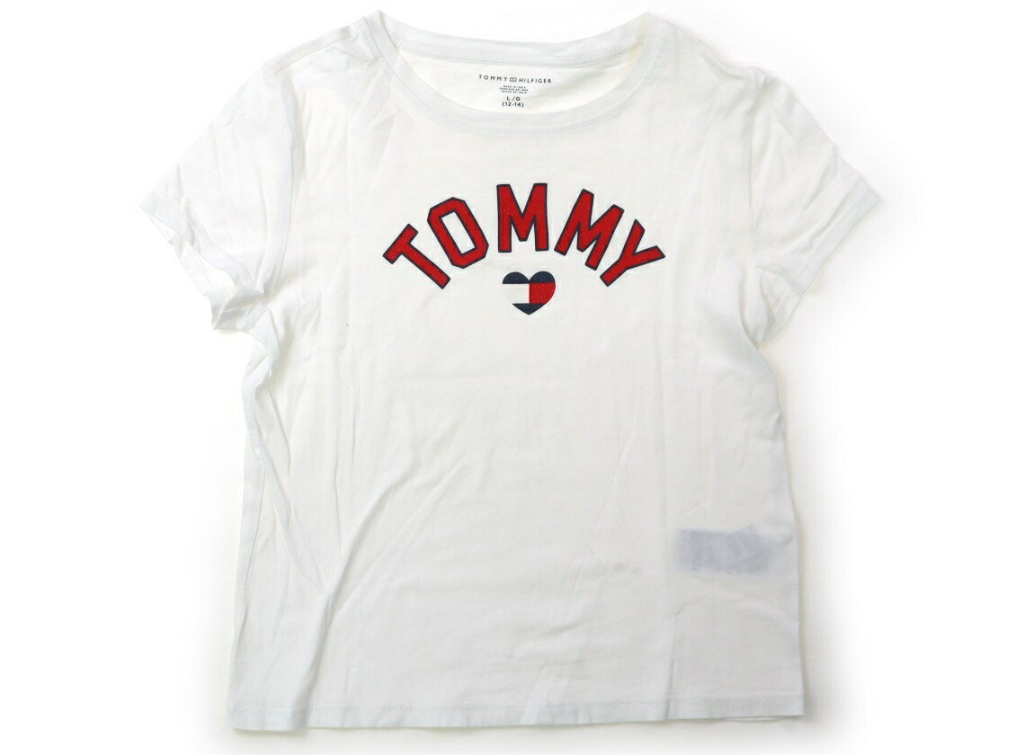 Rakuten - トミーヒルフィガー Tommy Hilfiger Tシャツ・カットソー 160 女の子 白、赤、紺、ラメ 子供服 ベビー服 キッズ アウトレット ユーズド 【中古】キッズ・ベビー・マタニティ