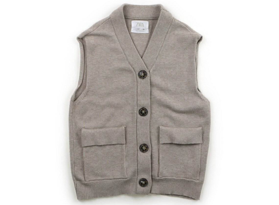 Vests - ザラ ZARA ベスト 120 女の子 ベージュ 子供服 ベビー服 キッズ アウトレット ユーズド 【中古】キッズ・ベビー・マタニティ