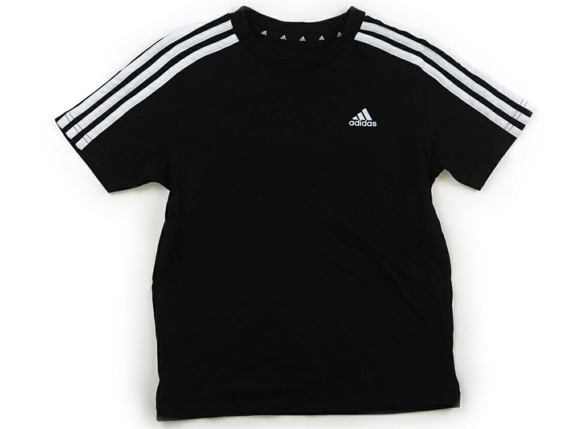 Rakuten - アディダス Adidas Tシャツ・カットソー 140 男の子 黒、白ライン 子供服 ベビー服 キッズ アウトレット ユーズド 【中古】キッズ・ベビー・マタニティ