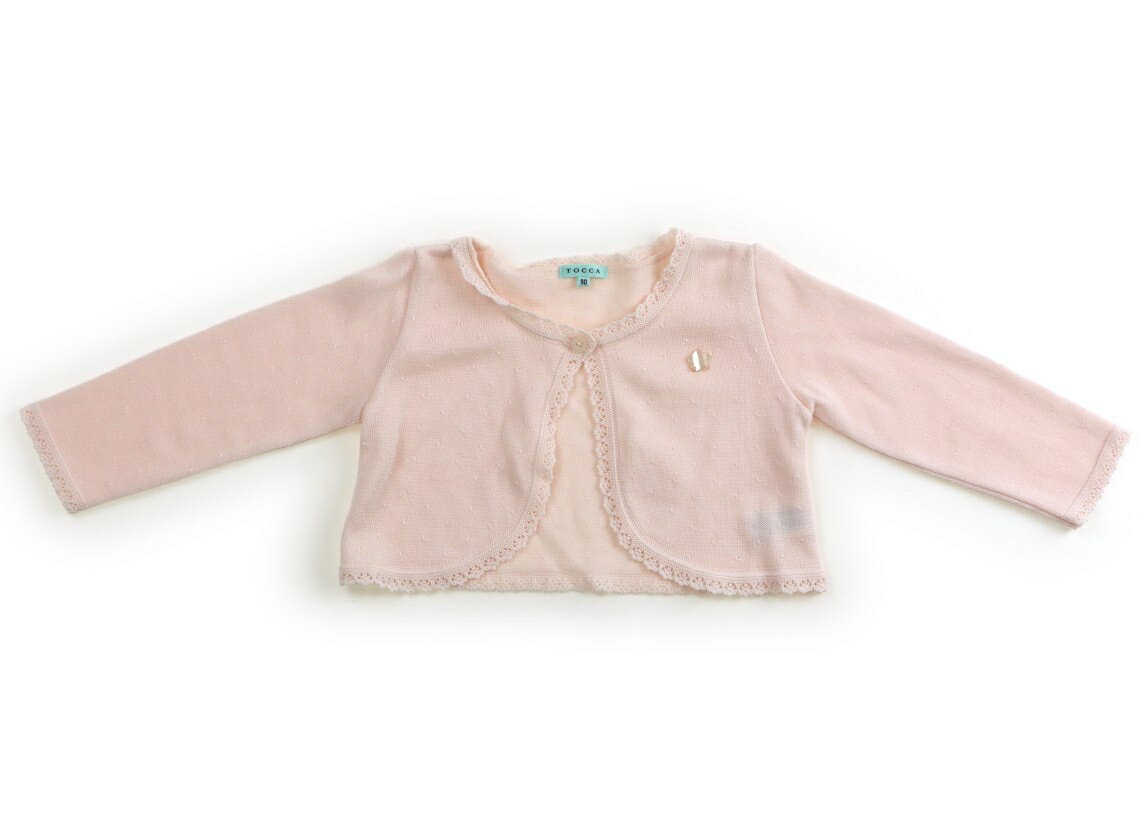 Cardigans - トッカ Tocca カーディガン 90 女の子 ライトピンク 子供服 ベビー服 キッズ アウトレット ユーズド 【中古】キッズ・ベビー・マタニティ