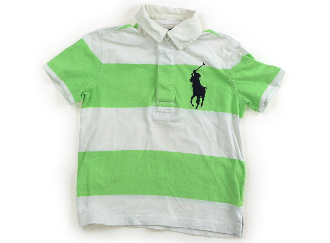 ポロラルフローレン POLO RALPH LAUREN Tシャツ・カットソー 100 男の子 オフホワイト、黄緑、紺 子供服 ベビー服 キッズ アウトレット ユーズド 【中古】キッズ・ベビー・マタニティ