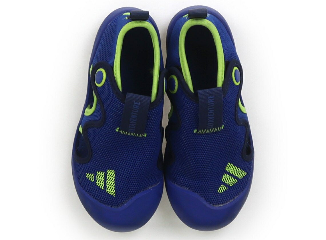 アディダス Adidas スニーカー 靴18cm〜 男の子 青 子供服 ベビー服 キッズ アウトレット ユーズド 【中古】キッズ・ベビー・マタニティ