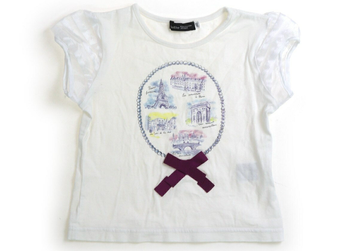 Rakuten - べべ BeBe Tシャツ・カットソー 110 女の子 ホワイト 子供服 ベビー服 キッズ アウトレット ユーズド 【中古】キッズ・ベビー・マタニティ