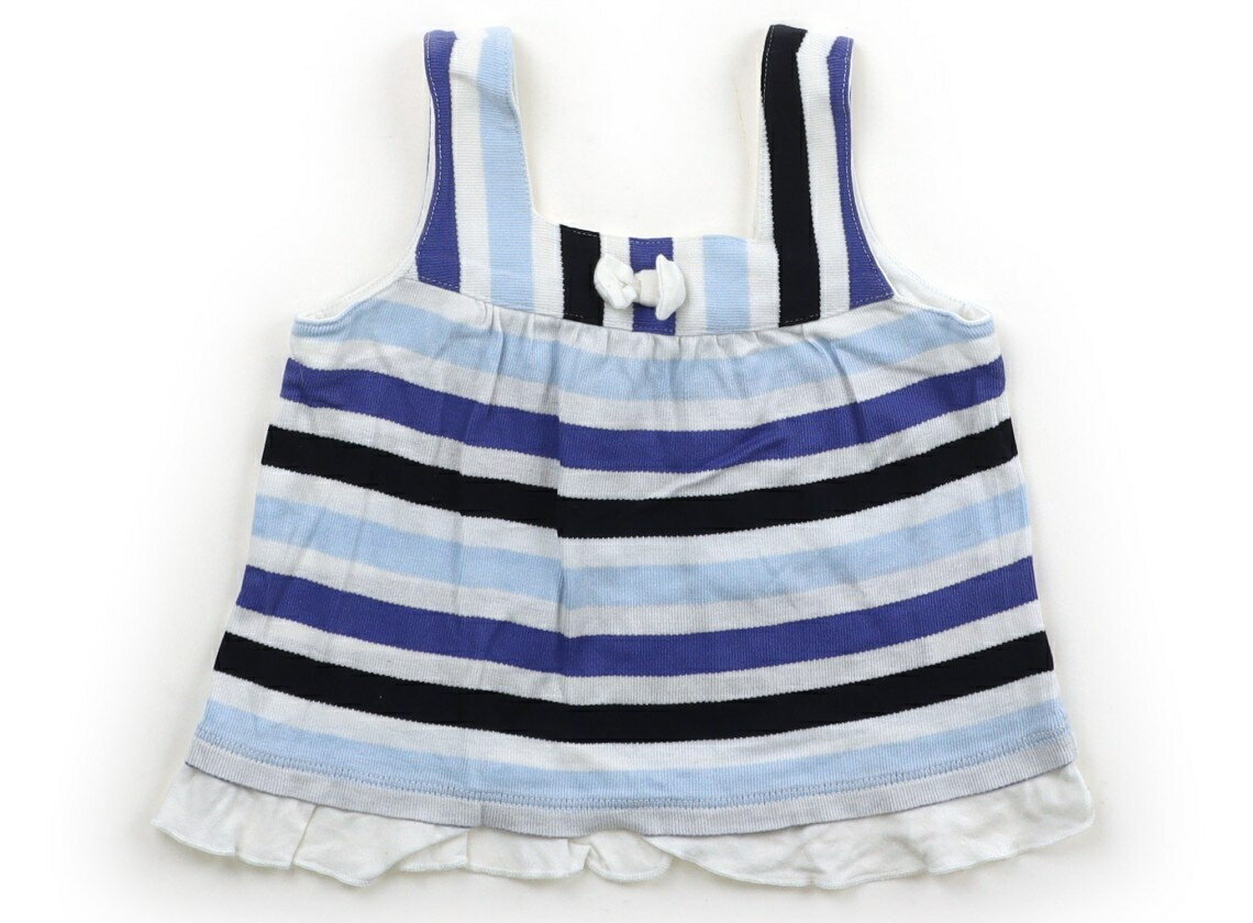コムサフォセット COMME CA FOSSETTE Tシャツ・カットソー 80 男の子 ブルー・黒・白・ボーダー柄 子供服 ベビー服 キッズ アウトレット ユーズド 【中古】キッズ・ベビー・マタニティ