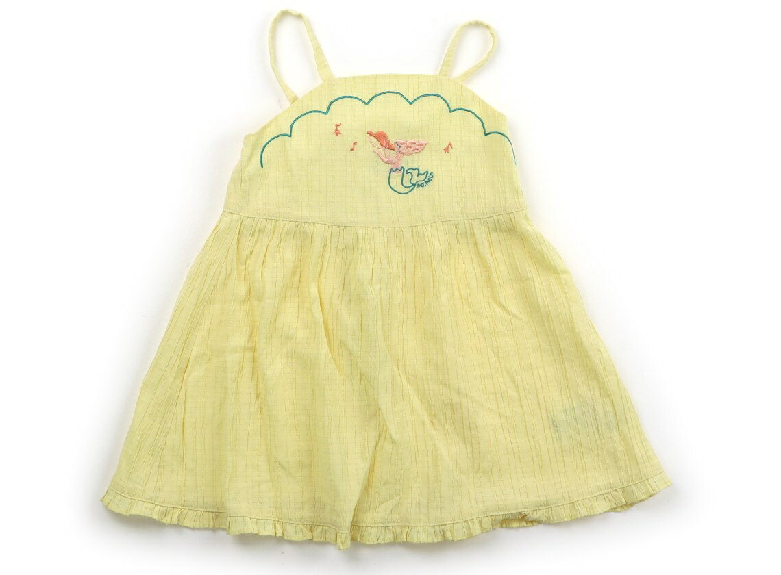 モイモルン moimoln ワンピース 100 女の子 黄色・刺しゅう 子供服 ベビー服 キッズ アウトレット ユーズド 【中古】キッズ・ベビー・マタニティ