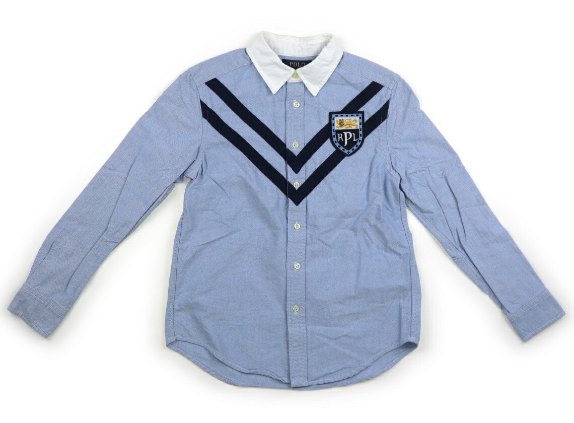 ポロラルフローレン POLO RALPH LAUREN シャツ・ブラウス 150 男の子 ブルー 子供服 ベビー服 キッズ アウトレット ユーズド 【中古】キッズ・ベビー・マタニティ