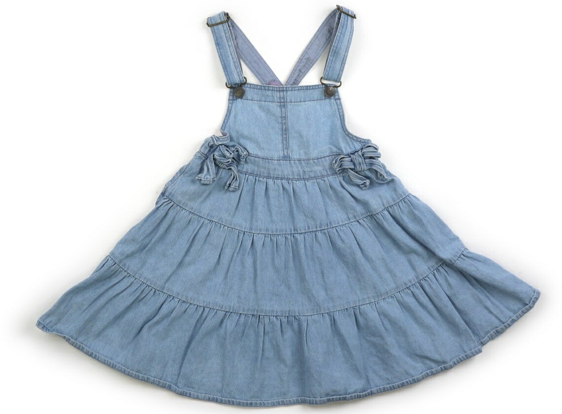 Jumpers - エニィファム anyFAM ジャンパースカート 120 女の子 ライトブルー 子供服 ベビー服 キッズ アウトレット ユーズド 【中古】キッズ・ベビー・マタニティ