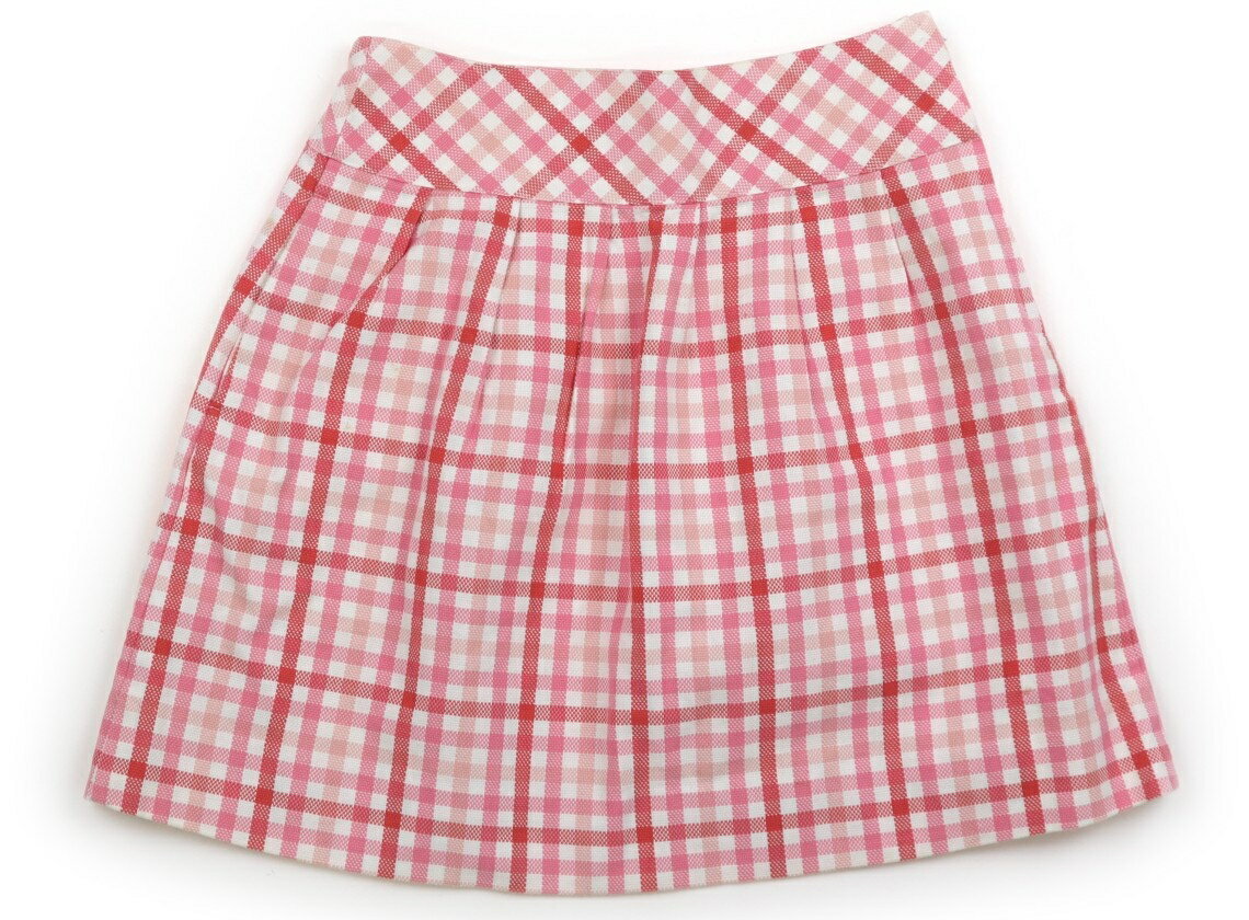 ファミリア familiar スカート 120 女の子 ピンク×レッド系チェック 子供服 ベビー服 キッズ アウトレット ユーズド 【中古】キッズ・ベビー・マタニティ