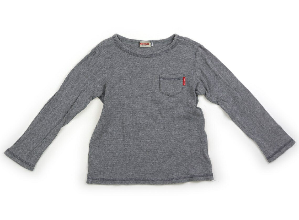 Rakuten - ミキハウス miki HOUSE Tシャツ・カットソー 120 男の子 グレー 子供服 ベビー服 キッズ アウトレット ユーズド 【中古】キッズ・ベビー・マタニティ