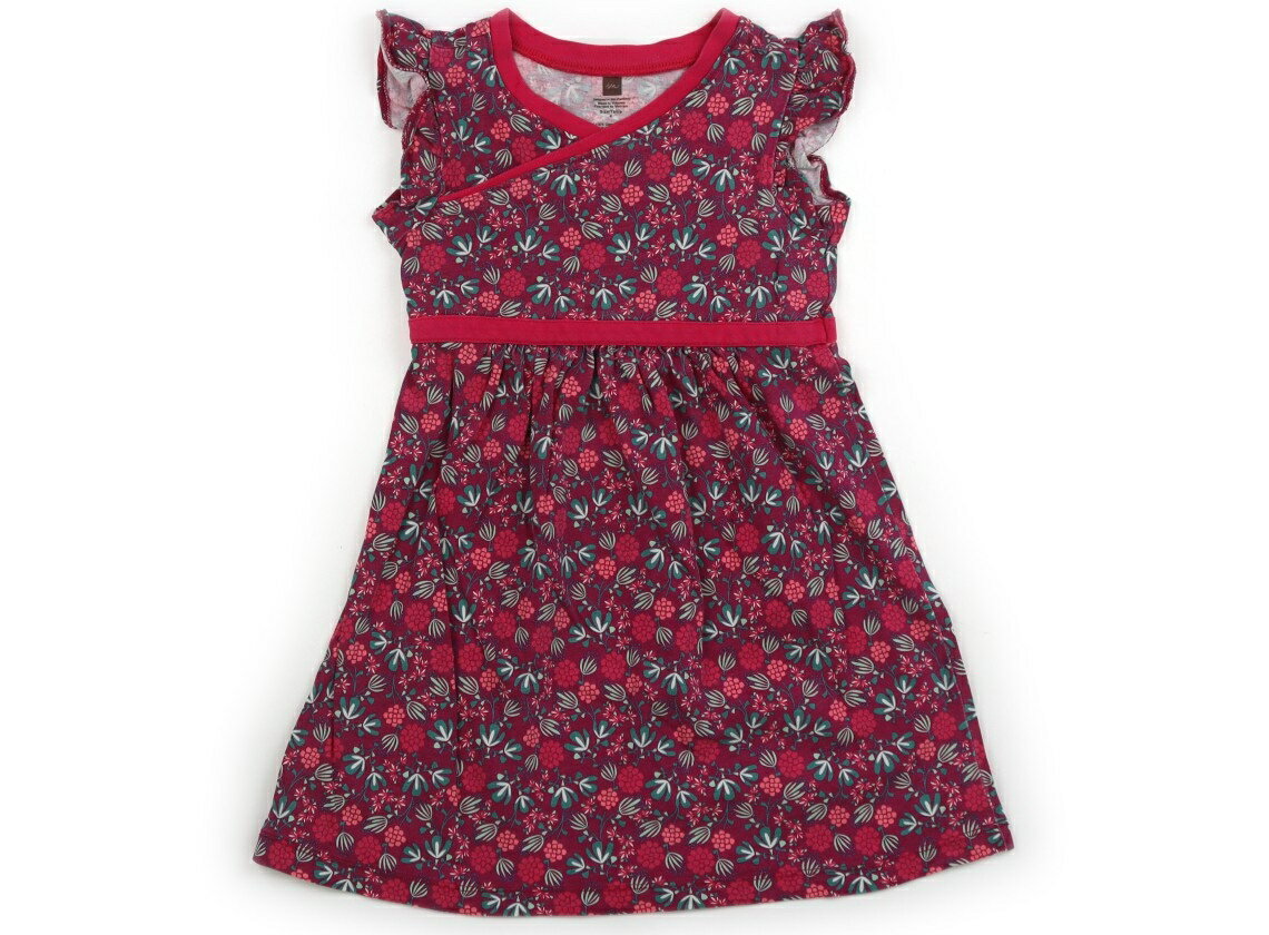 ティー Tea/Tea Collction ワンピース 100 女の子 マゼンタ・総柄 子供服 ベビー服 キッズ アウトレット ユーズド キッズ・ベビー・マタニティ