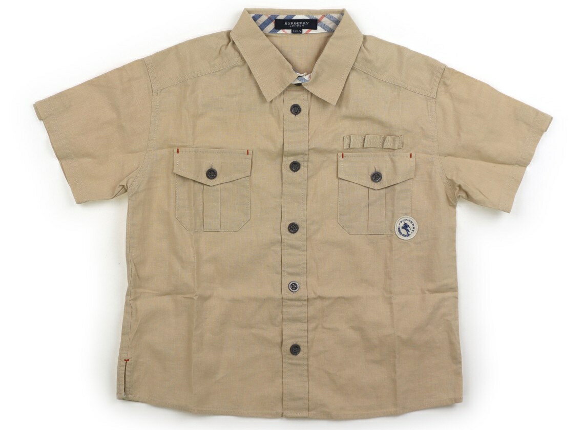 バーバリー BURBERRY シャツ・ブラウス 120 男の子 チノベージュ 子供服 ベビー服 キッズ アウトレット ユーズド 【中古】キッズ・ベビー・マタニティ