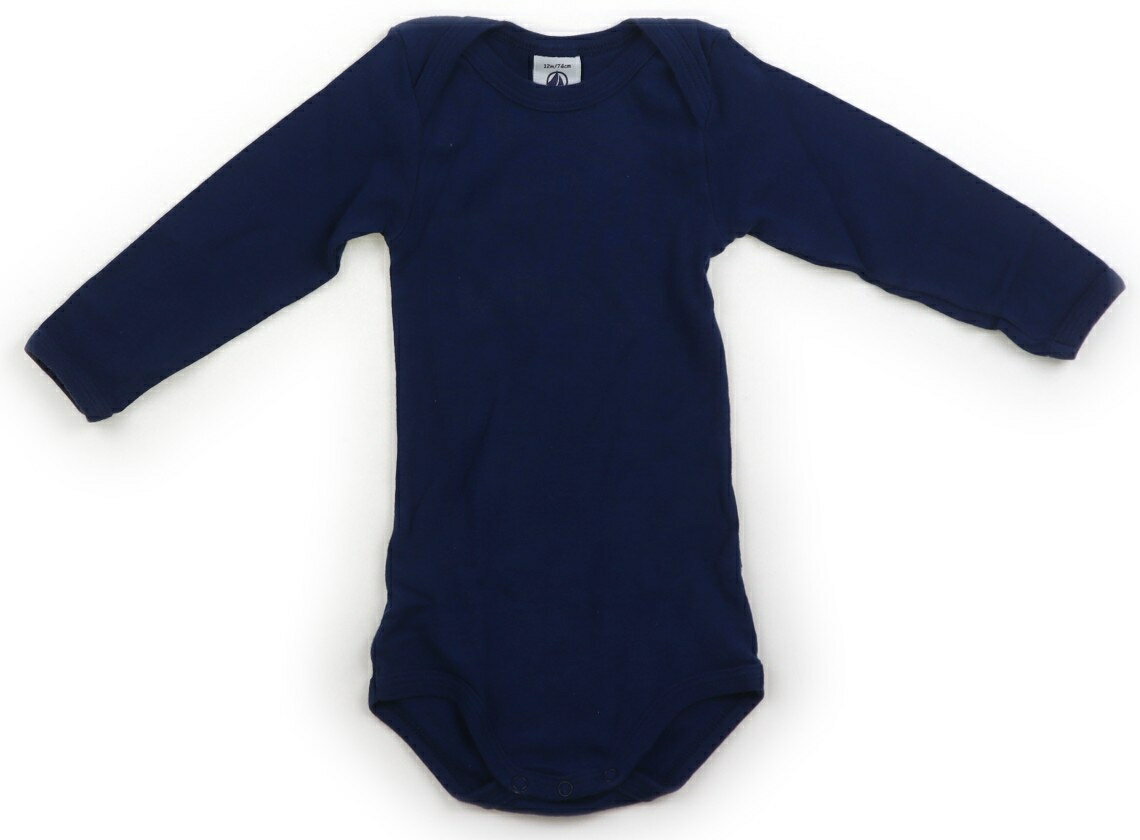 Rakuten - プチバトー PETIT BATEAU ロンパース 70 男の子 ネイビー 子供服 ベビー服 キッズ アウトレット ユーズド 【中古】キッズ・ベビー・マタニティ