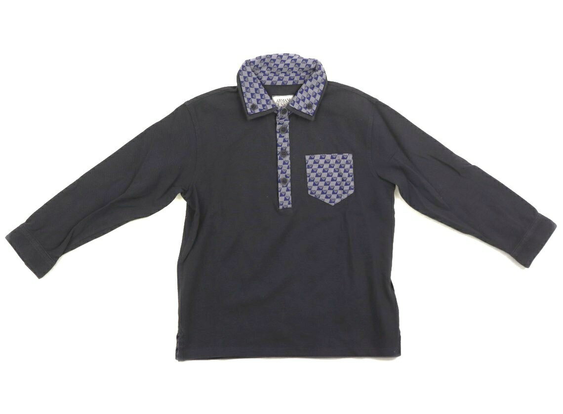 　ブランド 　Armani(アルマーニ) 　カテゴリー 　ポロシャツ 　サイズ 　100サイズ 　色 　グレー、ブルー 　状態 　★★★ 　記名 　なし 　ジャンル 　Boy 実際のサイズ表記は106cm。袖口に色褪せがありますが、目立った汚れはありません。 ＊【状態】【サイズ】に関しての詳しい説明はこちら