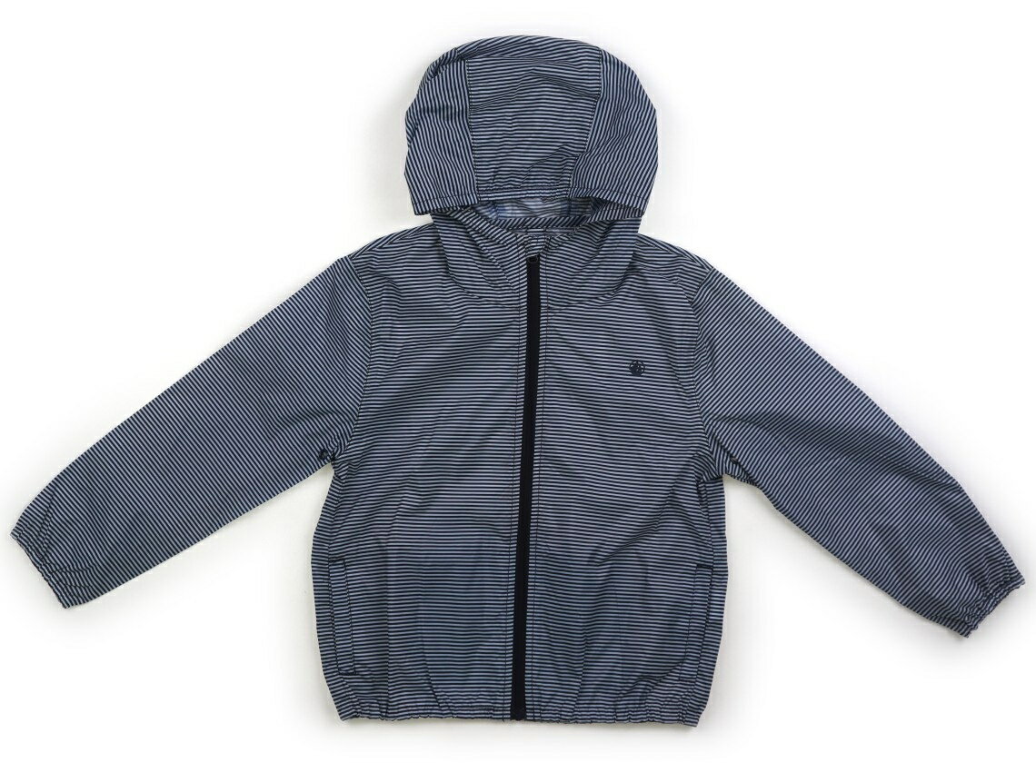 Coat - プチバトー PETIT BATEAU ブルゾン・Gジャン 110 男の子 ボーダー、白、ネイビー 子供服 ベビー服 キッズ アウトレット ユーズド 【中古】キッズ・ベビー・マタニティ