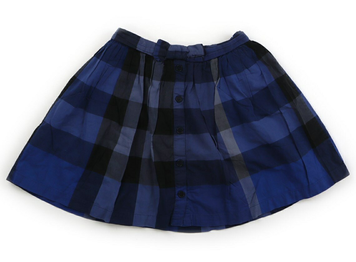 バーバリー BURBERRY スカート 120 女の子 ネイビー・青 子供服 ベビー服 キッズ アウトレット ユーズド 【中古】キッズ・ベビー・マタニティ