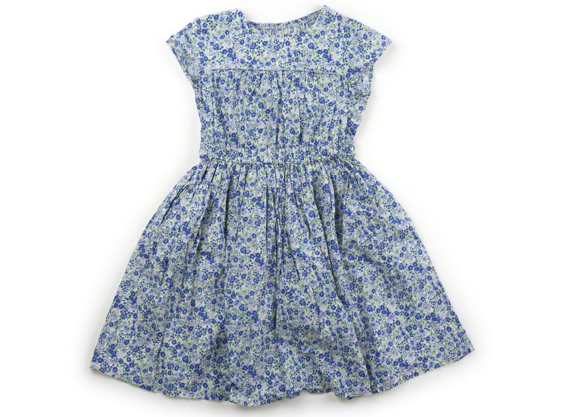 組曲 Kumikyoku ワンピース 120 女の子 青系花柄 子供服 ベビー服 キッズ アウトレット ユーズド 【中古】キッズ・ベビー・マタニティ