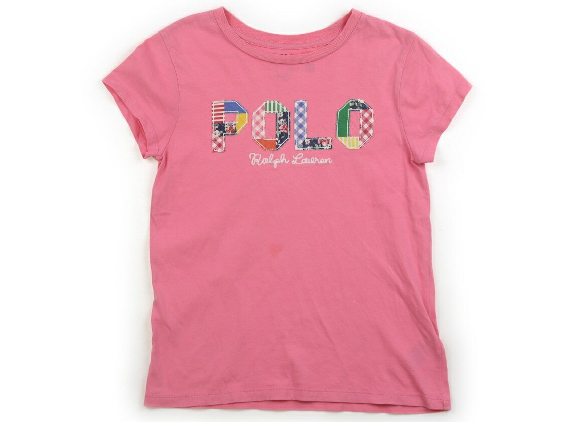 Rakuten - ポロラルフローレン POLO RALPH LAUREN Tシャツ・カットソー 140 女の子 ピンク・英字 子供服 ベビー服 キッズ アウトレット ユーズド 【中古】キッズ・ベビー・マタニティ