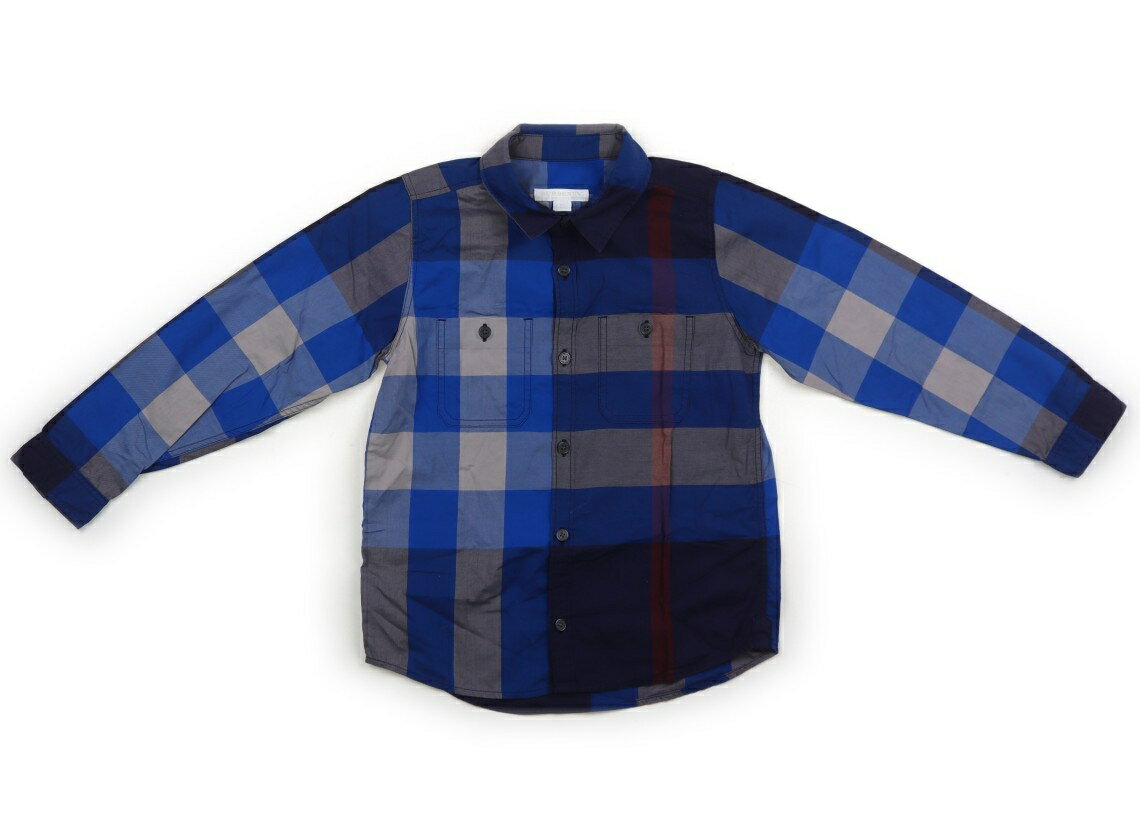 バーバリー BURBERRY シャツ・ブラウス 110 男の子 ブルー系 子供服 ベビー服 キッズ アウトレット ユーズド 【中古】キッズ・ベビー・マタニティ
