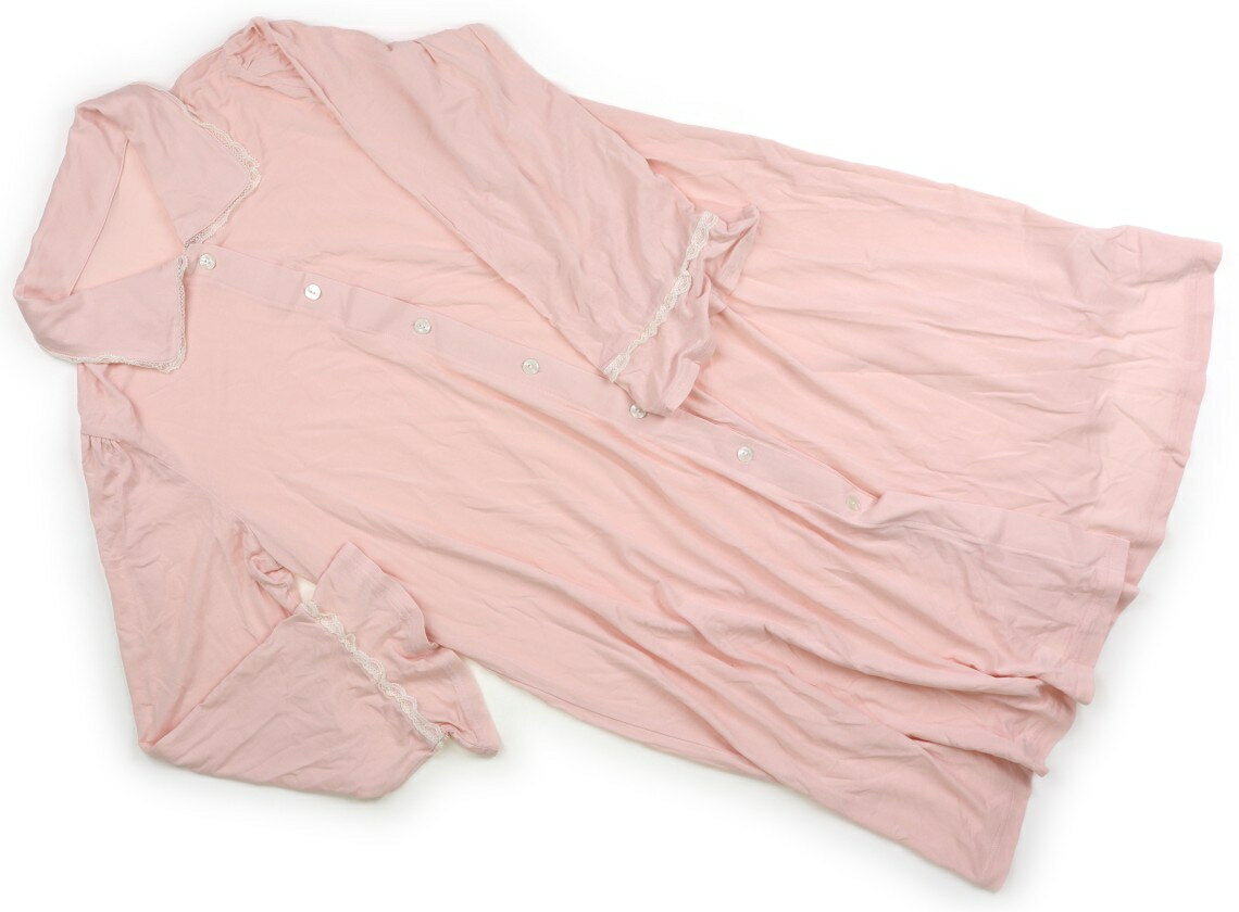 Pajamas, Nighty - ワコール Wacoal マタニティパジャマ ママ向けアイテム ピンク、白いレース 子供服 ベビー服 キッズ アウトレット ユーズド 【中古】キッズ・ベビー・マタニティ