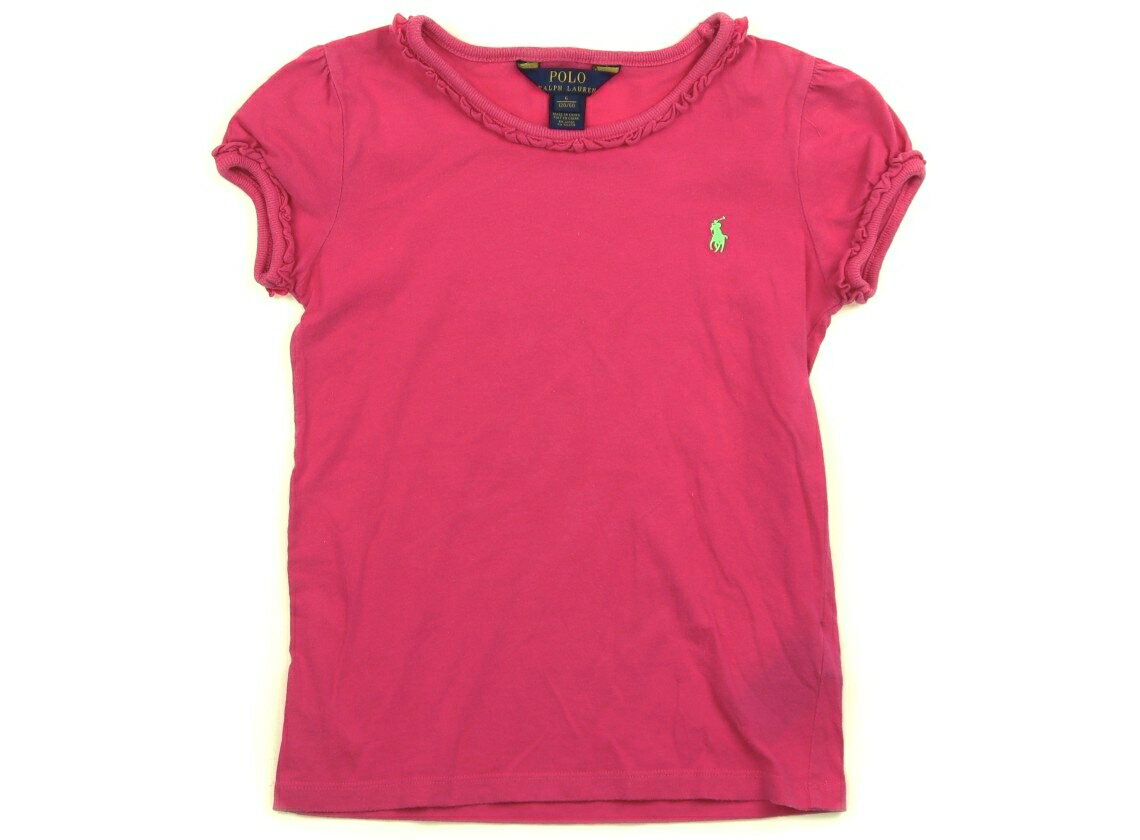 ポロラルフローレン POLO RALPH LAUREN Tシャツ・カットソー 120 女の子 ショッキングピンク 子供服 ベビー服 キッズ アウトレット ユーズド 【中古】キッズ・ベビー・マタニティ