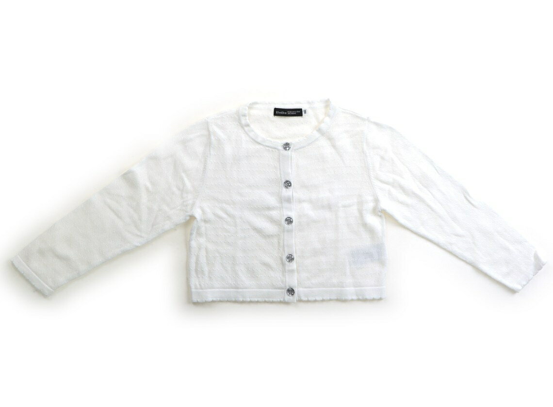 べべ BeBe カーディガン 110 女の子 白 子供服 ベビー服 キッズ アウトレット ユーズド 【中古】キッズ・ベビー・マタニティ