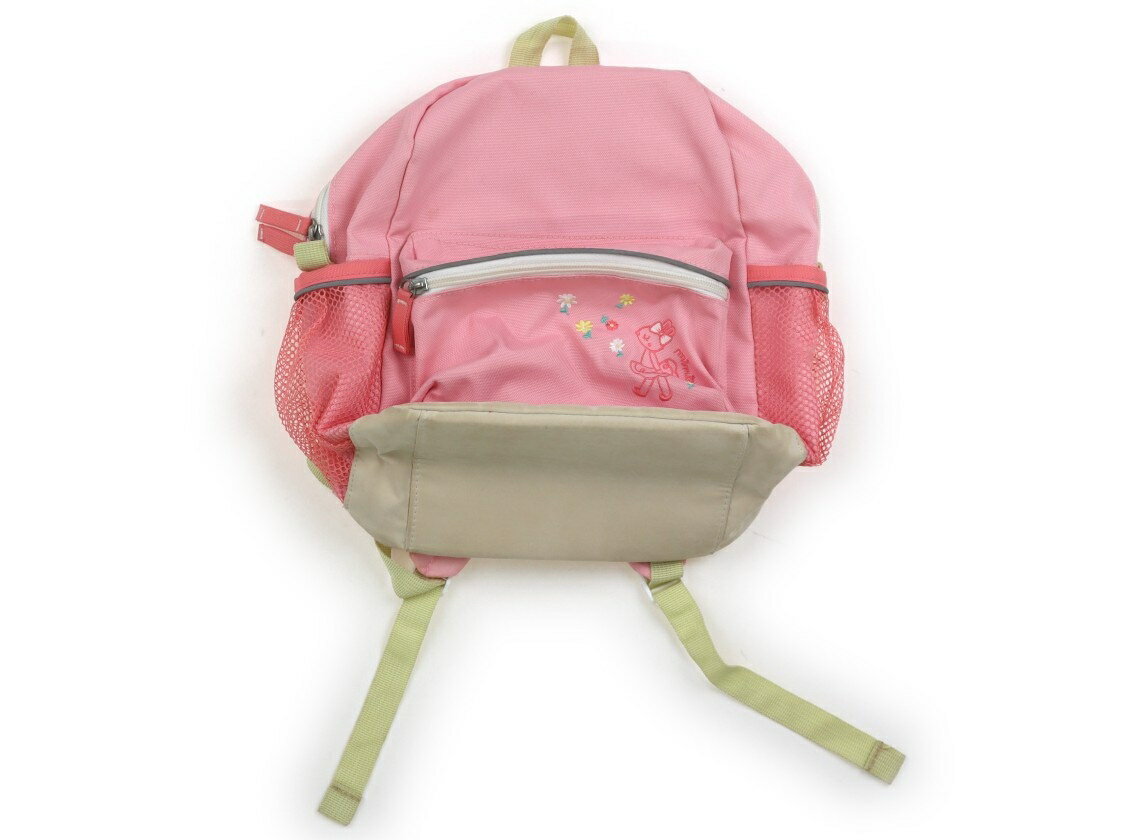　ブランド 　Knit Planner(KP)(ニットプランナー（KP）) 　カテゴリー 　リュックサック 　サイズ 　キッズ用品 　色 　ピンク、アイボリー、ウサギ 　状態 　★★（返品不可） 　記名 　なし 　ジャンル 　Girl 約28×22.7×12.6cm。底や肩紐の裏側の広範囲に汚れがあり、所々に汚れがありますが、まだお使いいただけそうです。 ＊【状態】【サイズ】に関しての詳しい説明はこちら