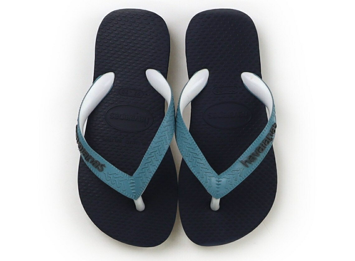 ハワイアナス havaianas サンダル 靴18cm〜 男の子 ネイビー・パステルブルー 子供...