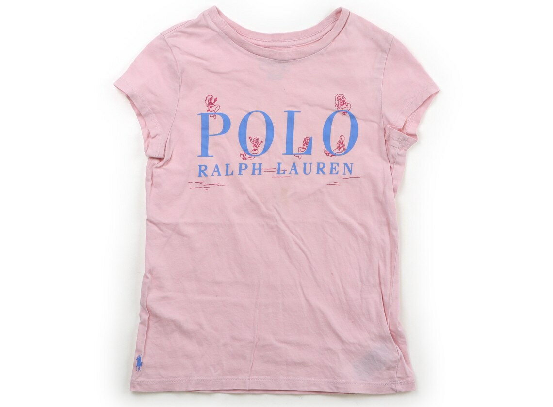 ポロラルフローレン POLO RALPH LAUREN Tシャツ・カットソー 130 女の子 ピンク・マーメイド 子供服 ベビー服 キッズ アウトレット ユーズド 【中古】キッズ・ベビー・マタニティ